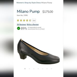 SAS Milano Pump - Navy